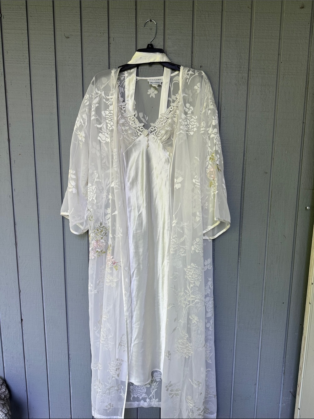 Natori Vintage Silk Nightgown Size L